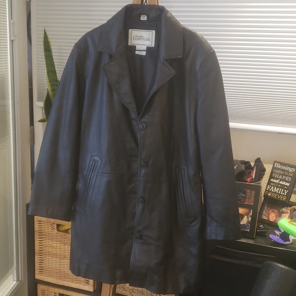 Genuine  leather women's jacket